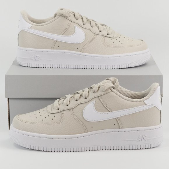 Nike Air Force 1 GS 'Light Bone' CT3839-001 size 7 Youth / 8.5 Women - Picture 7 of 8